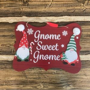 Gnome sweet gnome wall decor